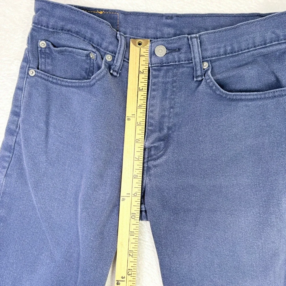 Levis 511 Slim Fit Jeans Mens 31x32 Navy Blue Stretch Denim Pants SPOTS See Pics